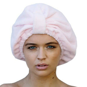 Hair Turban - Pink Microfibre - Dilly's Collections -  Hair Beauty and Lifestyle Products Australia
