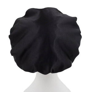 Shower Cap - Microfibre Lined & Hair Turban - Black - Dilly's Collections - Hair Beauty and Lifestyle Products Australia