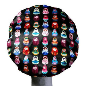 Shower Cap for Toddlers - Microfibre lined - Babushka Print - Dilly's Collections -  Hair Beauty and Lifestyle Products Australia