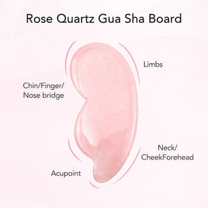 Facial Roller & Angel Gua Sha Skincare Set - Rose Quartz - Dilly's Collections -  Hair Beauty and Lifestyle Products Australia