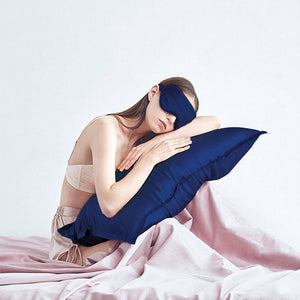 Silk Pillowcase Sleep Set - Navy - 100% Mulberry Silk - Dilly's Collections -  Hair Beauty and Lifestyle Products Australia